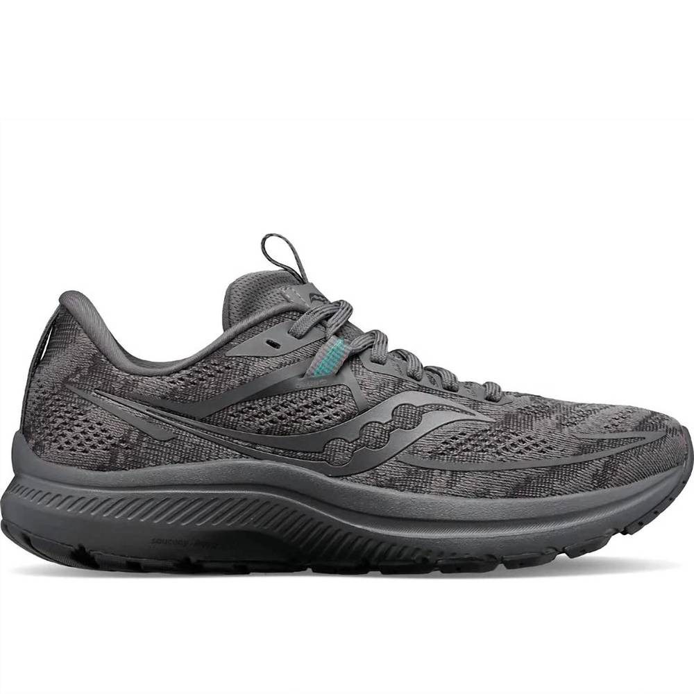 NEW SAUCONY women's omni 21 running shoe in asphalt